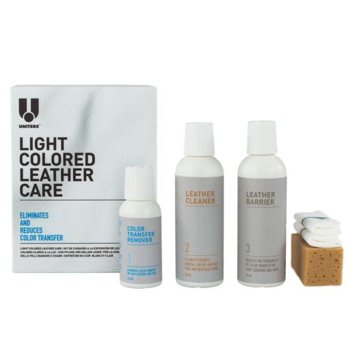Uniters light colored leather care